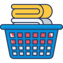 basket,clothes,laundry,miscellaneous,towel,laundry basket